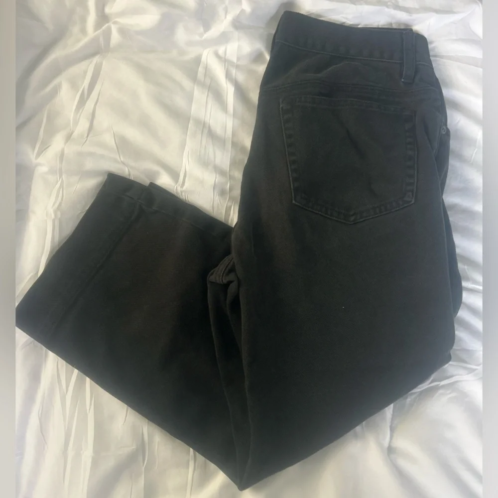 Eddie Bauer charcoal gray Relaxed Fit Capri Cropped Jeans Women’s Size 4 - Picture 5 of 12
